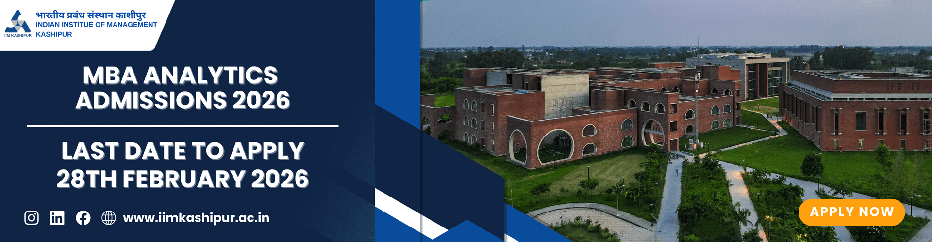 MBA (Analytics) 2026-28 Admission